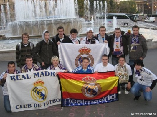 Real Madrid Slovenija: Trčili v klubsko legendo Butraguena in proslavljali zmago z razvpito Ultras Sur